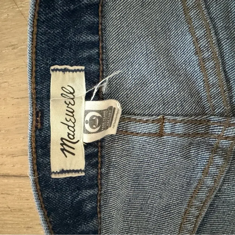 Madewell Perfect Vintage Flare Crop blue Jeans size 25